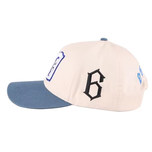 Casquettes Gorra de Haute Qualité 100% Polyester, Visière Courbée Originale, Oxford 5 Panneaux, Broderie à la Main, Strass, Respirantes, Imperméables - Product Image 5