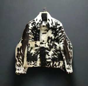 High Street Cowhide Safari Bomber Jacket Full Sleeve Turn-down Collar Winter <b>Fur</b> <b>Lined</b> Windproof Regular Length Women's <b>Coat</b> - Product Image 5