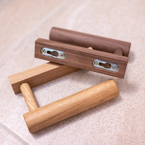 Modern Wood Wall Mounted Toilet <b>Paper</b> Holder Modern Wood Wall Mounted <b>Towel</b> Holder Bathroom Storage Rack - Product Image 1