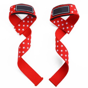 Correas de Levantamiento de Pesas de Algodón con Diseño de Moda, Vendaje de Muñeca para Levantamiento de Pesas, Correa de Fitness con Logotipo Personalizado - Product Image 1