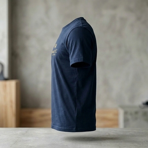 Camisetas personalizadas de cuello redondo transpirables para hombre, camisetas gráficas de poliéster, camiseta refrescante de alta calidad para el verano - Product Image 5