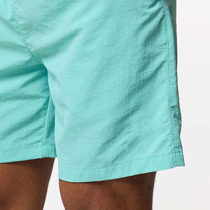 Customized Logo Elastic Waist Drawstring <b>Pink</b> Breathable Summer Sports Running <b>Men's</b> Lightweight Quick Dry Casual <b>Shorts</b> - Product Image 3