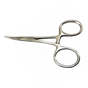 Pince chirurgicale hémostatique incurvée à pointe fine en acier inoxydable HERMANN MEDITECH HM-M-310, instrument médical de serrage - Product Image 4