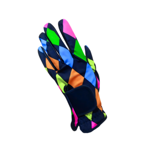 Gants de golf gauchers en cuir Cabretta véritable personnalisé de haute qualité Design diamant haut de gamme Style de combinaison sportive pour - Product Image 2