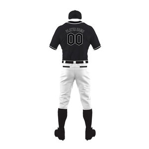 Uniformes de Béisbol Cortos Transpirables con Logotipo Personalizado de Alta Calidad, Venta al Por Mayor, Color Sólido, Nuevos Precios Razonables 100% - Product Image 3