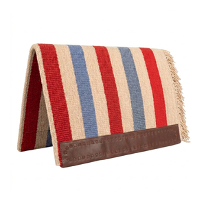 Saddle <b>Blanket</b> 100% New Zealand wool 32X64 stripped Casa Zia Sandwich saddle <b>blanket</b> for horse riding sports and training - Product Image 6