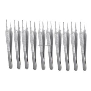 Pinzas Adson de Acero Inoxidable Reutilizables de Alta Calidad, Juego de 10 Piezas, 4.75 Pulgadas, Instrumentos Quirúrgicos Dentados, Proveedor Mayorista - Product Image 3