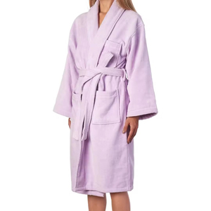 Breathable Women's Colorful Bathrobe Custom Print <b>Dressing</b> <b>Gown</b> Thick <b>Luxury</b> Home Wear Lounge Set Quick Dry Customizable Color - Product Image 1