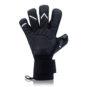 Gants de gardien de but en latex de haute qualité, antidérapants, respirants, à doigts entiers, avec fermeture auto-agrippante pour les jeunes et les adultes - Product Image 4