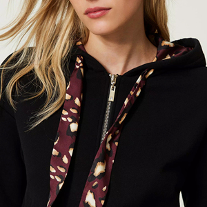 Ensemble de survêtement décontracté pour femmes, à capuche, style streetwear, 2 pièces, long, 100% coton, respirant, écologique, design personnalisé, dernière tendance, hiver - Product Image 4