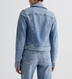 Women Classic <b>Denim</b> <b>Jacket</b> Button Loose Fit Casual Stylish Eco-Friendly Color Fade Proof Customizable Outerwear Summer - Product Image 4