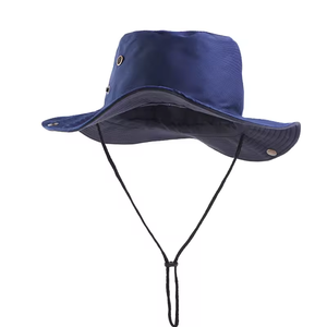 Chapeau Bob de Pêcheur Noir pour Hommes, en Maille Respirante, à Large Bord, Idéal pour l'Été, le Ski, le Cyclisme et l'Usage Quotidien - Product Image 3