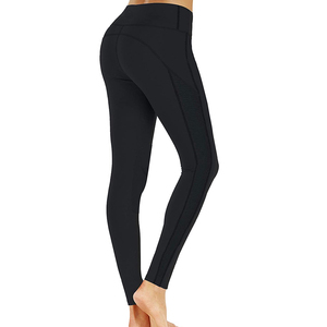 กางเกงขี่ม้าสำหรับผู้หญิง มีกระเป๋าใส่โทรศัพท์ แห้งเร็ว เหมาะสำหรับฤดูหนาว เอวยางยืด ความยาวเต็มตัว - Product Image 3