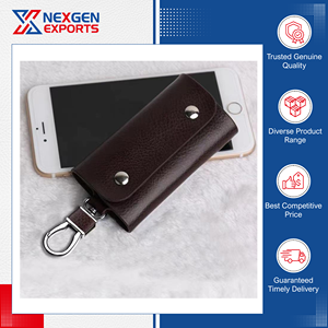 Distribuidor de Marca Ofrece Llavero de Cintura de Cuero PU de Gran Capacidad, Lujoso, Impermeable y de Excelente Calidad para Compradores Globales al por Mayor - Product Image 5