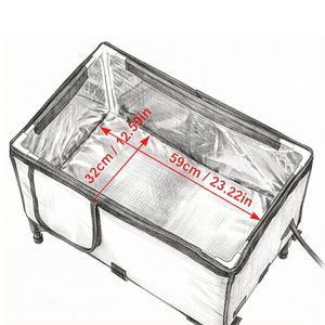 Cuccia Riscaldata Moderna per Gatti da Interno ed Esterno, Villa per Animali Domestici Rettangolare con Motivo Solido, Forniture Alla Moda ed Eleganti per Piccoli Animali - Product Image 4