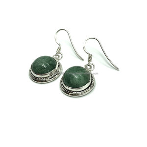 Boucles d'oreilles fines en argent sterling 925 massif bijoux en pierres précieuses cadeau pour l'accessoire élégant de sa femme - Product Image 3