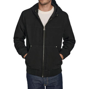 Sweat-shirt à capuche ample pour homme, doublé en tissu éponge, écologique, à manches longues, col montant et imprimé numérique, collection Printemps-Automne - Product Image 2