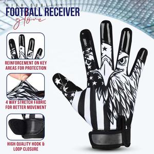 Nouveauté 2026 : Gants de football américain sur mesure, personnalisables, avec grip, imperméables, protection UV, pour l'entraînement et les matchs, pour receveurs - Product Image 4