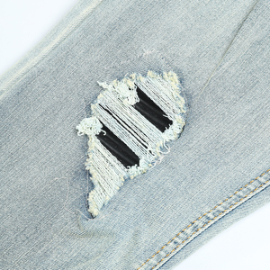 Custom Logo High Quality Mens <b>Jeans</b> Ripped Desgin Denim Pants Slim Fit <b>Jeans</b> Men - Product Image 5