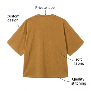 Camiseta Oversize Personalizada para Hombre, 100% Algodón, Impresión 3D, 240GSM, Gruesa, Transpirable, Estilo Vintage, para Logotipo Personalizado, Venta al Por Mayor - Product Image 6