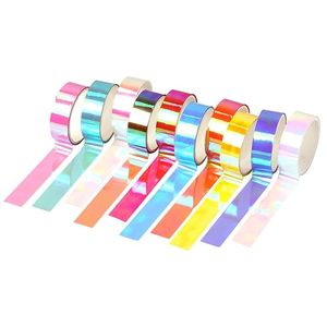 Cinta Adhesiva Decorativa Holográfica Arcoíris Washi para Scrapbooking, Manualidades, Embalaje de Regalos, Venta al por Mayor OEM - Product Image 4