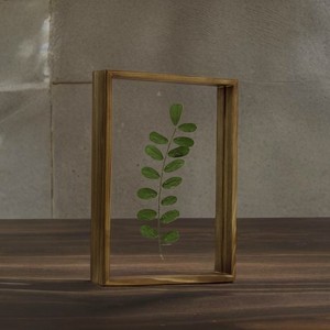 Minimalist Wooden Photo <b>Frame</b> Rectangular Tabletop Vertical Orientation Handmade - Product Image 4