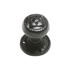 Rustic <b>Matte</b> <b>Black</b> Octagonal Rose Mortice <b>Door</b> <b>Knob</b> Traditional Cast Iron Hardware Pull For Exterior Interior <b>Door</b> On Wholesale - Product Image 4
