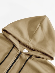 ชุดวอร์มผู้ชายผ้าฟลีซคอตตอน 100% พิมพ์ลายได้ตามต้องการ ชุดลำลองสองชิ้นสำหรับผู้ชาย - Product Image 2