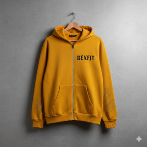 Sweat-shirts à capuche zippés en molleton français avec impression de logo personnalisée, meilleur matériau, prix raisonnables, sweats-shirts pour hommes - Product Image 1