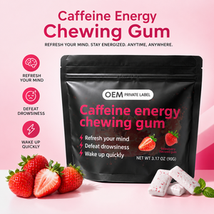 Fabricación y Suministro de Suplementos Dietéticos de Goma de Mascar con Cafeína, Marca Privada OEM ODM, Fórmula Personalizada - Product Image 5