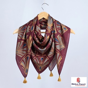 Écharpe bandana personnalisée en tissu léger, service d'étiquetage blanc, fabricant de textiles OEM ODM, produits textiles personnalisés de Bali de haute qualité - Product Image 1