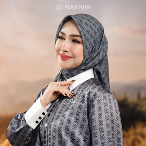 ผ้าคลุมศีรษะมุสลิม SHOUQIN Zora Square Hijab แบบตัดด้วยเลเซอร์ ผ้าวอยล์เนื้อละเอียดพิเศษ พิมพ์ลายจุด ผ้าคลุมน้ำหนักเบา ระบายอากาศได้ดี - Product Image 2