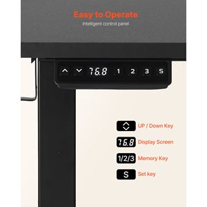 Scrivania da Gaming ad Angolo con Doppio Gancio, in Acciaio al Carbonio Resistente, a Forma di L, con Altezza Regolabile Elettricamente - Product Image 6