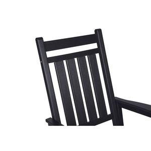 Sedia a dondolo oversize resistente alle intemperie con texture legno per adulti, ideale per portico, prato e giardino - Product Image 6