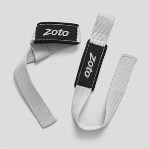 Sangles de levage en coton pour haltérophilie, sangles de gym robustes pour soulevé de terre, tractions, entraînement de force, équipement de musculation en gros - Product Image 1