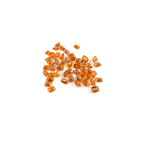 แซฟไฟร์สีส้มธรรมชาติทรงแปดเหลี่ยมขนาด 3x4 มม. แบบไม่ผ่านการปรับแต่ง, พลอยแซฟไฟร์สีส้มธรรมชาติทรงเหลี่ยมสำหรับทำเครื่องประดับ - Product Image 3