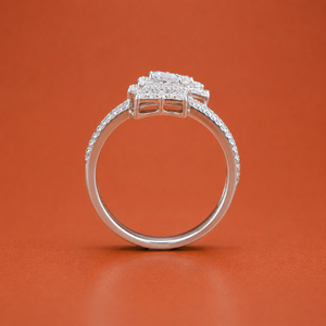 Minimalist Unique Design S925 Silver <b>Open</b> Adjustable Design Moissanite Daily <b>Ring</b> For Gift - Product Image 6