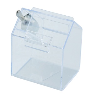 Kwang Hsieh Injection-Molded <b>Foldable</b> Square Acrylic Candy Dispenser Storage Box Reusable PS Food Container Transparent Bulk Who - Product Image 3