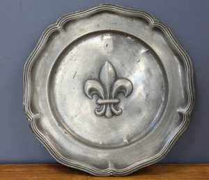 Antique Charger <b>Plate</b> Floral Border Silver Dish <b>Decorative</b> <b>Plates</b> Food Contact Safe Brass Charger <b>Plate</b> Restaurant Hotel Use - Product Image 6