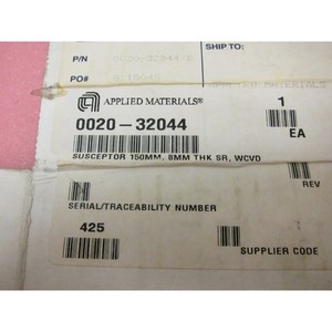 AMAT 0020-32044 Susceptor 150MM, 8mm THK SR, WCVD - อุปกรณ์และชิ้นส่วนเซมิคอนดักเตอร์ระดับโลกที่เชื่อถือได้ - Product Image 1