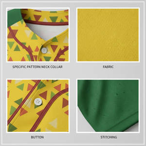 Maillots de baseball et de softball unisexes 100% polyester rayés respirants à séchage rapide personnalisables par sublimation pour clubs sportifs - Product Image 6