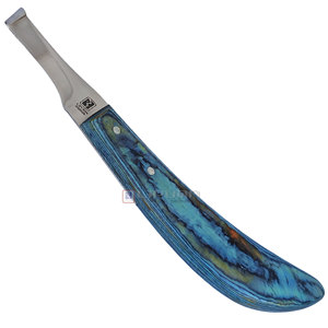 Cuchillo Afilado para Pezuñas de Ganado, Mango de Madera, Hoja Duradera para Cortar Patas de Toro, Recortador para Ganado Lechero, Equipo Veterinario OEM ODM - Product Image 1