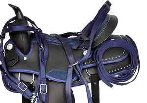 Sillín de barril sintético occidental más vendido para pista de carreras, sillín de cuero para caballo con precios bajos de exportadores, la mejor calidad - Product Image 2