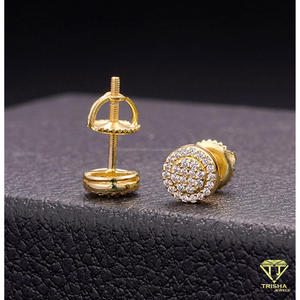 Hermosa Joyería de Plata de Ley 925 con Diamantes Cultivados en Laboratorio, Diseño Elegante y Chapado en Oro - Product Image 5