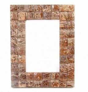 Wooden Photo <b>Frame</b> Solid Wood Chips <b>Large</b> Size Wall Mirror <b>Frame</b> by Axiom Home Accents Hand Crafted Wedding Gift Modern - Product Image 2