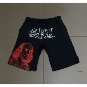 Pantalones Cortos SDL para Hombre, Nuevo Modelo 2024, Personalizados, de Algodón, Largura hasta la Rodilla, Casuales, con Cordón Ajustable, en Venta - Product Image 3