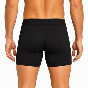 Calzoncillos bóxer de spandex para hombre con estampado por transferencia térmica, transpirables, de tiro medio, de tejido de punto, marca personalizada - Product Image 2