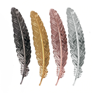 Marcapáginas de Metal con Diseño de Hoja, Hechos a Mano, Regalos Promocionales, Marcapáginas de Latón en Grandes Cantidades, con un Precio Increíble - Product Image 4