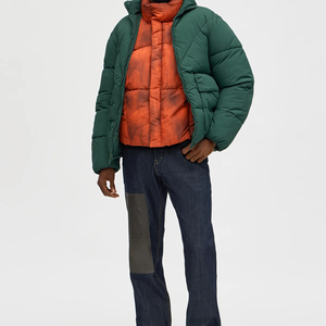 Chaqueta de Burbujas Bordada de Alta Calidad y Último Diseño para Hombre, Transpirable, de Secado Rápido, Moda de Invierno - Product Image 1