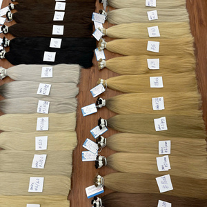 Vente de Noël en gros de cheveux vierges vietnamiens Remy Extensions de cheveux Produits de beauté pour femmes Meilleure qualité Toujours prêt à être expédié - Product Image 1